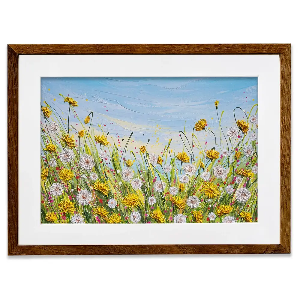 All The Dandelions Framed Art Print All The Dandelions Framed Art Print wall art product Olga Tkachyk