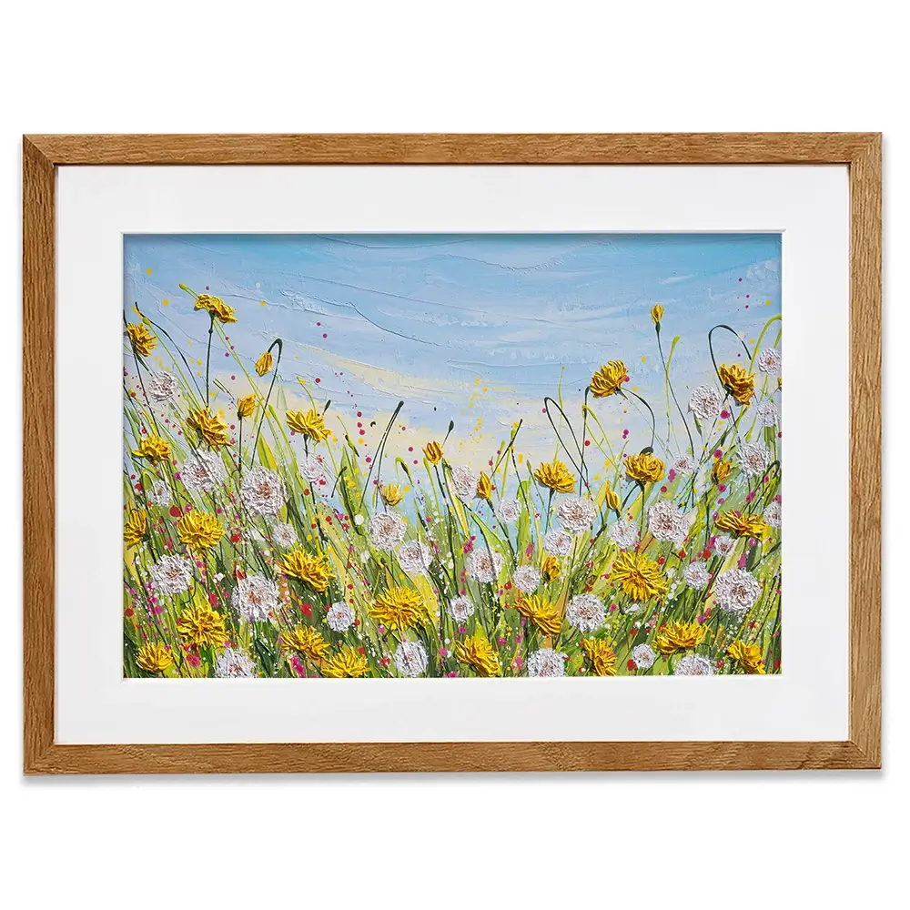 All The Dandelions Framed Art Print All The Dandelions Framed Art Print wall art product Olga Tkachyk