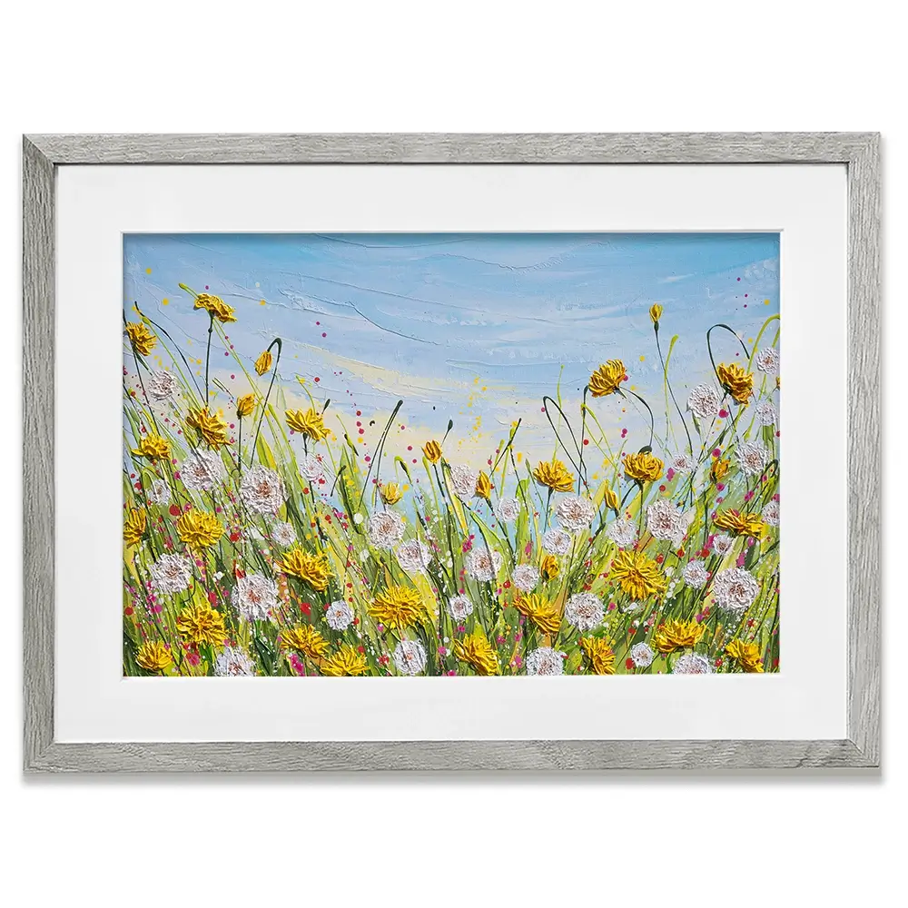 All The Dandelions Framed Art Print All The Dandelions Framed Art Print wall art product Olga Tkachyk