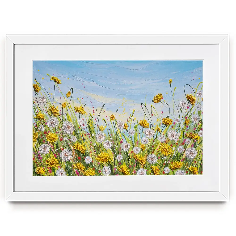 All The Dandelions Framed Art Print All The Dandelions Framed Art Print wall art product Olga Tkachyk