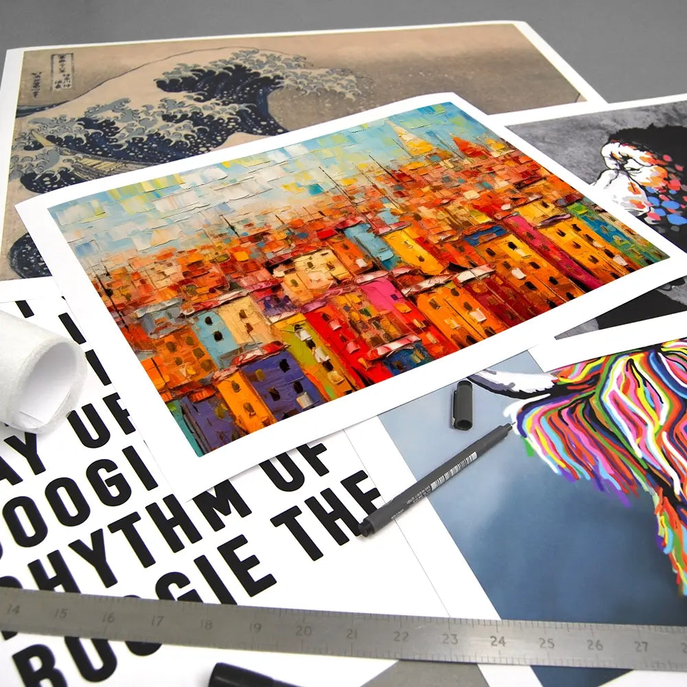 All The Houses Art Print All The Houses Art Print wall art product Art Print Shop