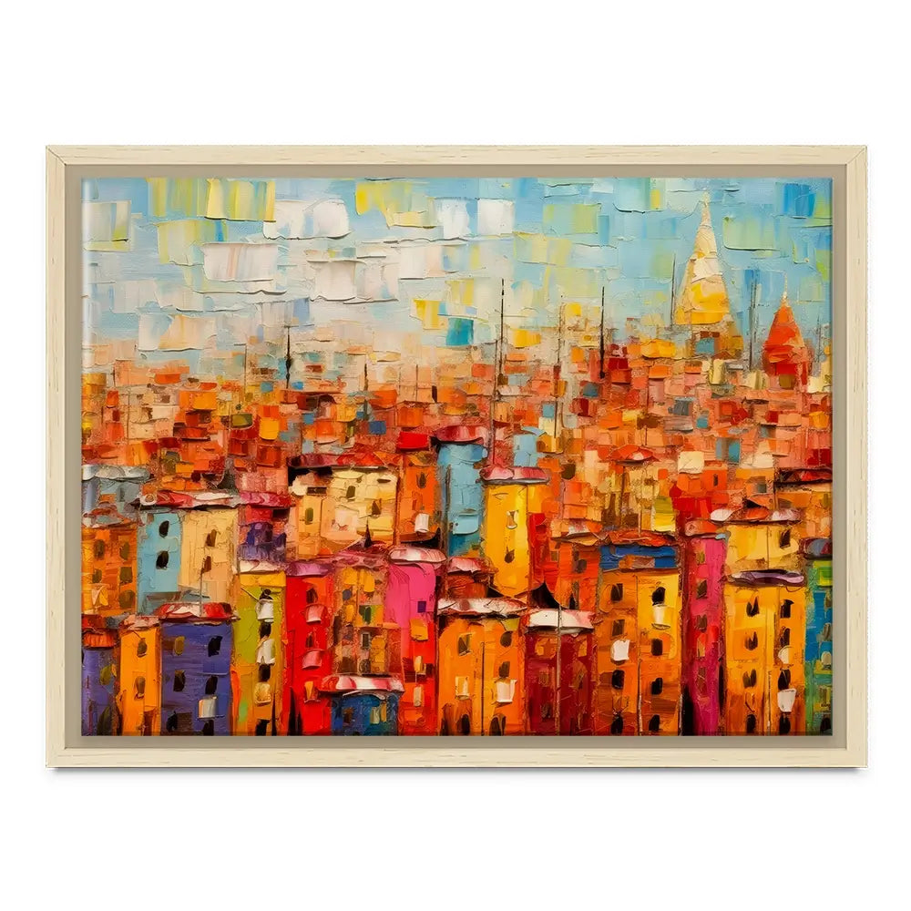 All The Houses Canvas Print All The Houses Canvas Print wall art product Art Print Shop