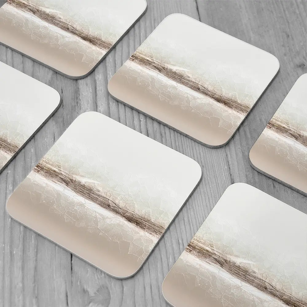 Almond Abstract Coaster Set Almond Abstract Coaster Set wall art product Aimee Linzi