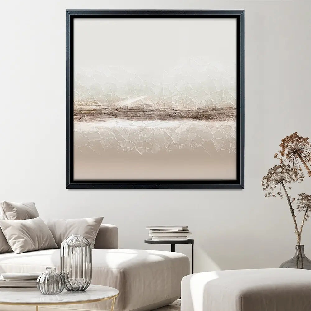 Almond Abstract Square Canvas Print Almond Abstract Square Canvas Print wall art product Aimee Linzi