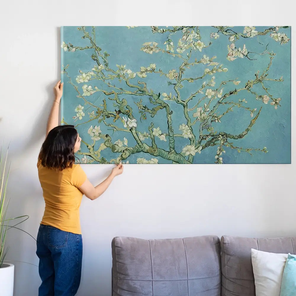 Almond Blossoms Oversized Canvas Print Almond Blossoms Oversized Canvas Print wall art product Art Print Shop