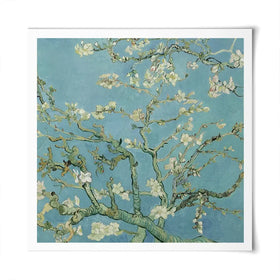 Almond Blossoms Square Art Print Almond Blossoms Square Art Print wall art product Vincent Van Gogh