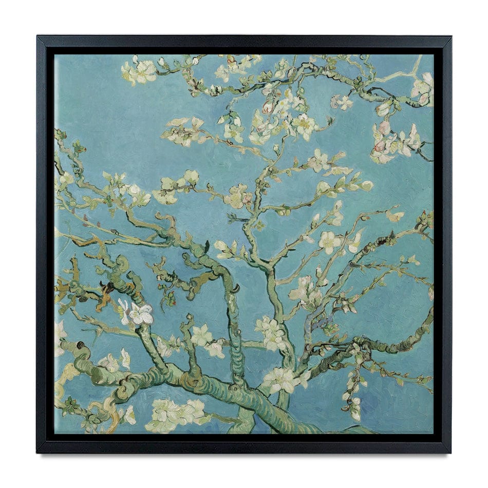 Almond Blossoms Square Canvas Print wall art product Independent