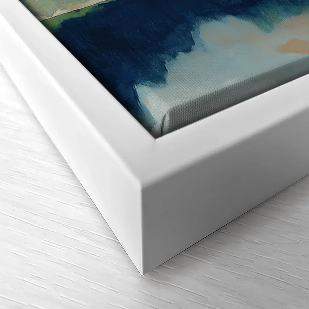 Alpine Autumn Lake Reflection Oversized Canvas Print Alpine Autumn Lake Reflection Oversized Canvas Print wall art product Chromatic Storm Studio