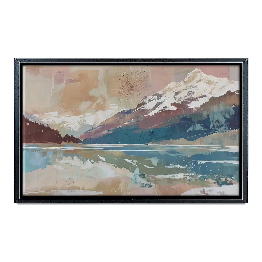 Alpine Lake Reflection Canvas Print Alpine Lake Reflection Canvas Print wall art product Chromatic Storm Studio
