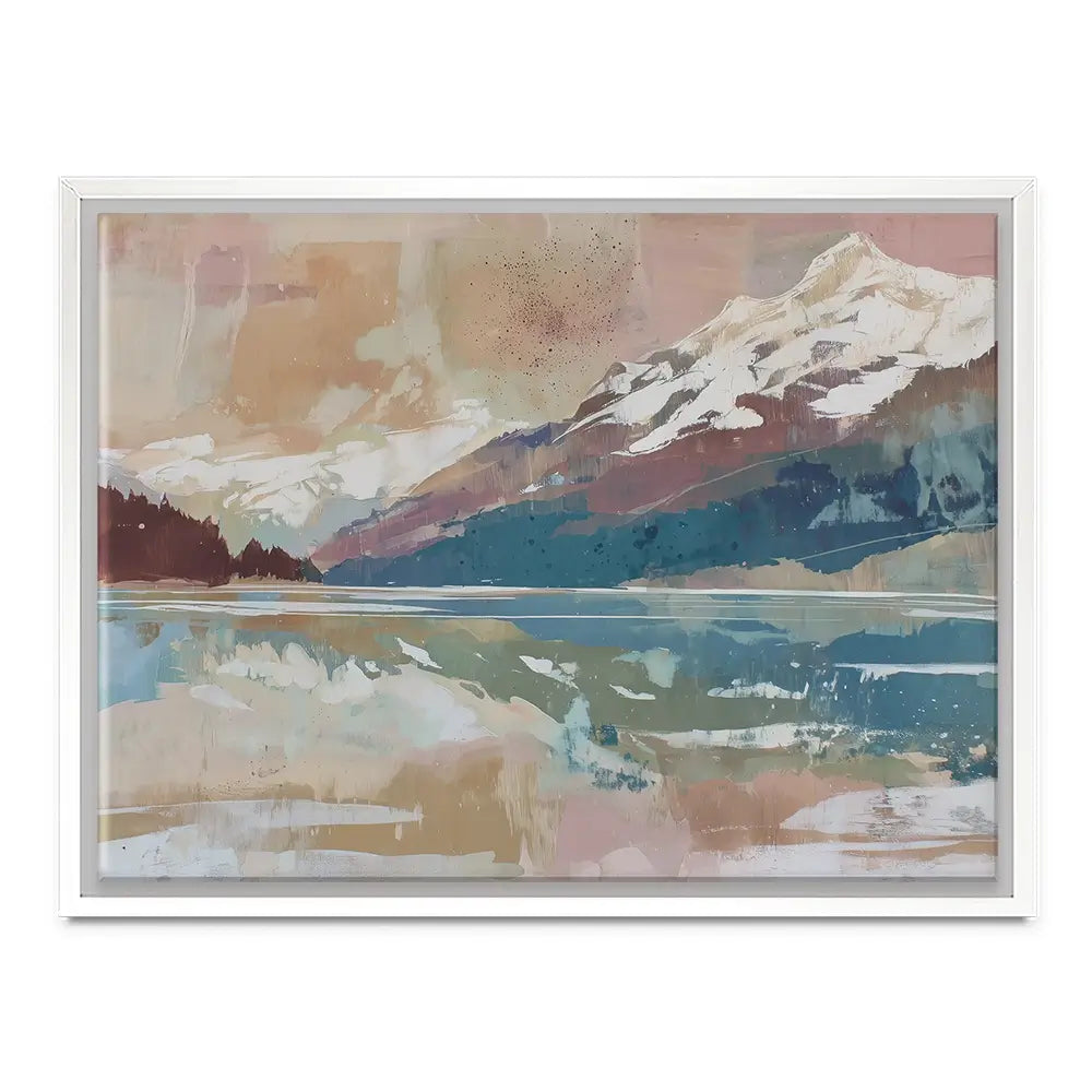Alpine Lake Reflection Canvas Print Alpine Lake Reflection Canvas Print wall art product Chromatic Storm Studio