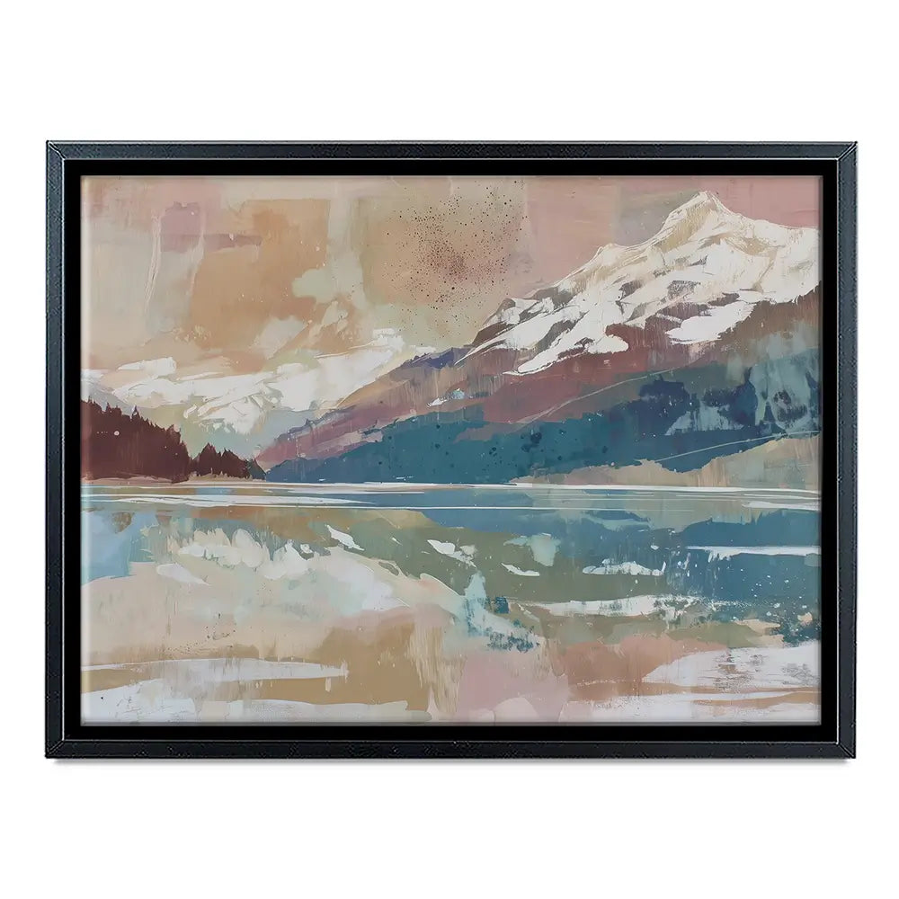 Alpine Lake Reflection Canvas Print Alpine Lake Reflection Canvas Print wall art product Chromatic Storm Studio