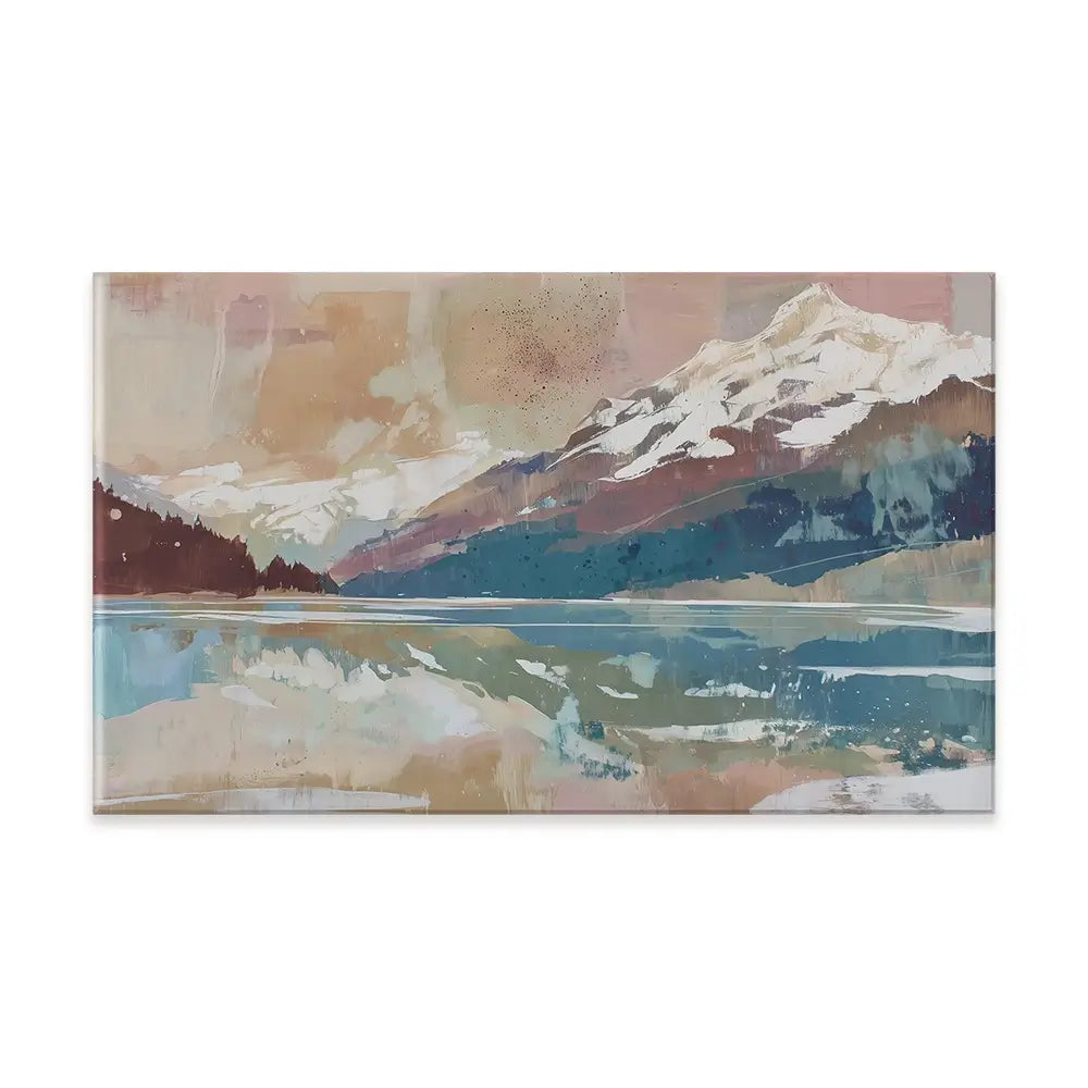 Alpine Lake Reflection Canvas Print Alpine Lake Reflection Canvas Print wall art product Chromatic Storm Studio