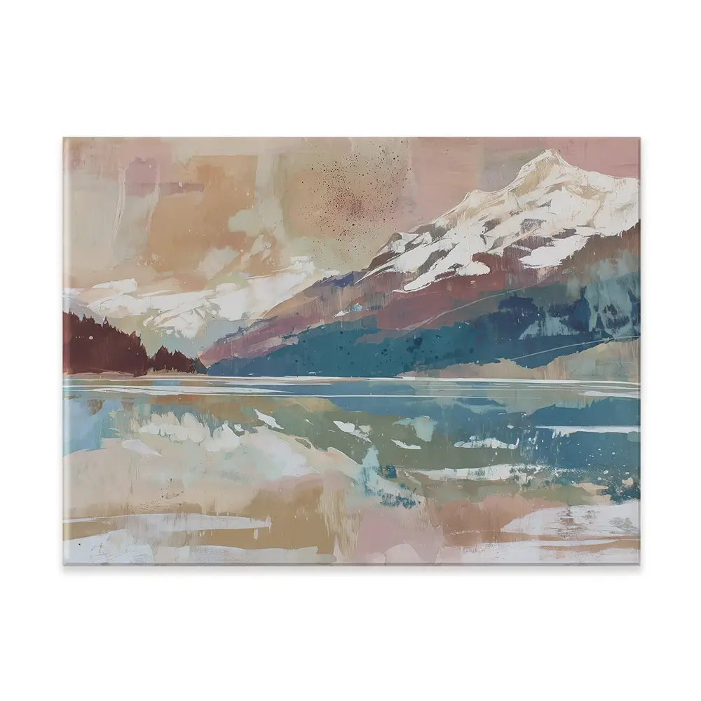 Alpine Lake Reflection Canvas Print Alpine Lake Reflection Canvas Print wall art product Chromatic Storm Studio