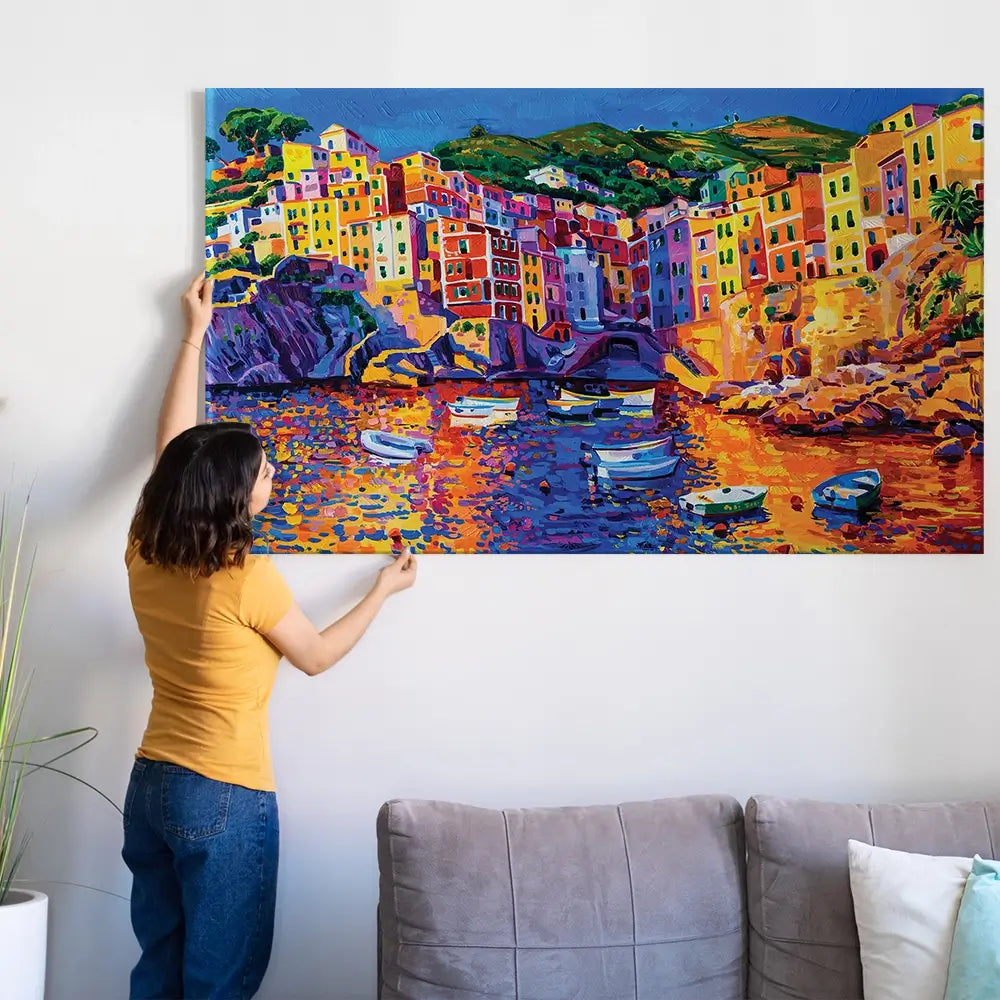 Amalfi Coast Oversized Canvas Print Amalfi Coast Oversized Canvas Print wall art product Art Print Shop