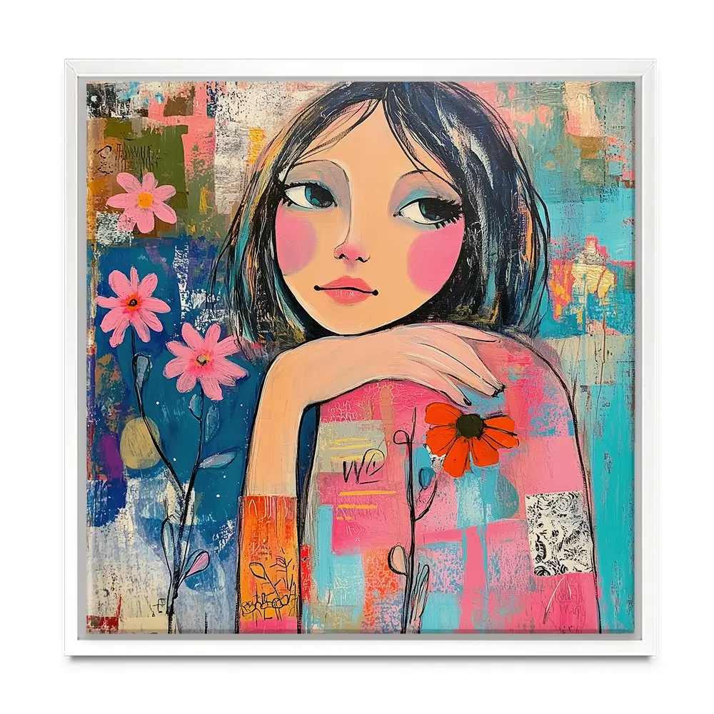 Amongst The Flowers Canvas Print Amongst The Flowers Canvas Print wall art product Tanya Ocean