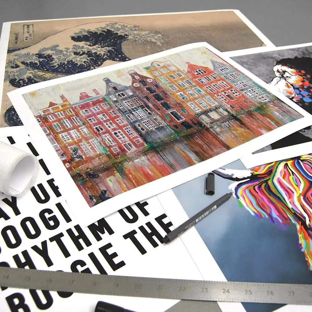 Amsterdam Damrak Art Print Amsterdam Damrak Art Print wall art product Studio Paint-Ing