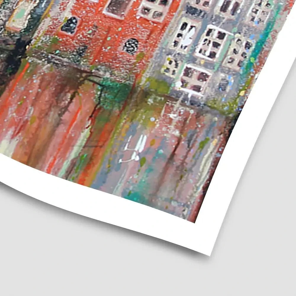 Amsterdam Damrak Art Print Amsterdam Damrak Art Print wall art product Studio Paint-Ing