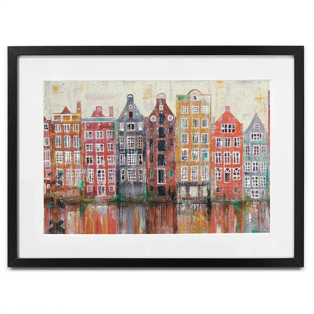 Amsterdam Damrak Framed Art Print Amsterdam Damrak Framed Art Print wall art product Studio Paint-Ing
