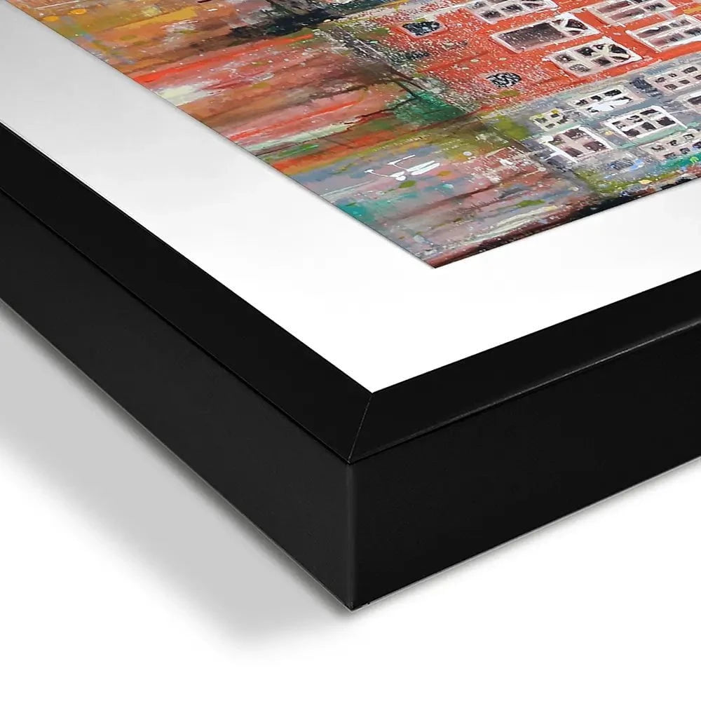 Amsterdam Damrak Framed Art Print Amsterdam Damrak Framed Art Print wall art product Studio Paint-Ing