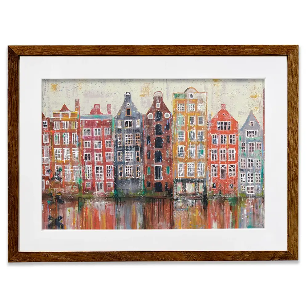 Amsterdam Damrak Framed Art Print Amsterdam Damrak Framed Art Print wall art product Studio Paint-Ing