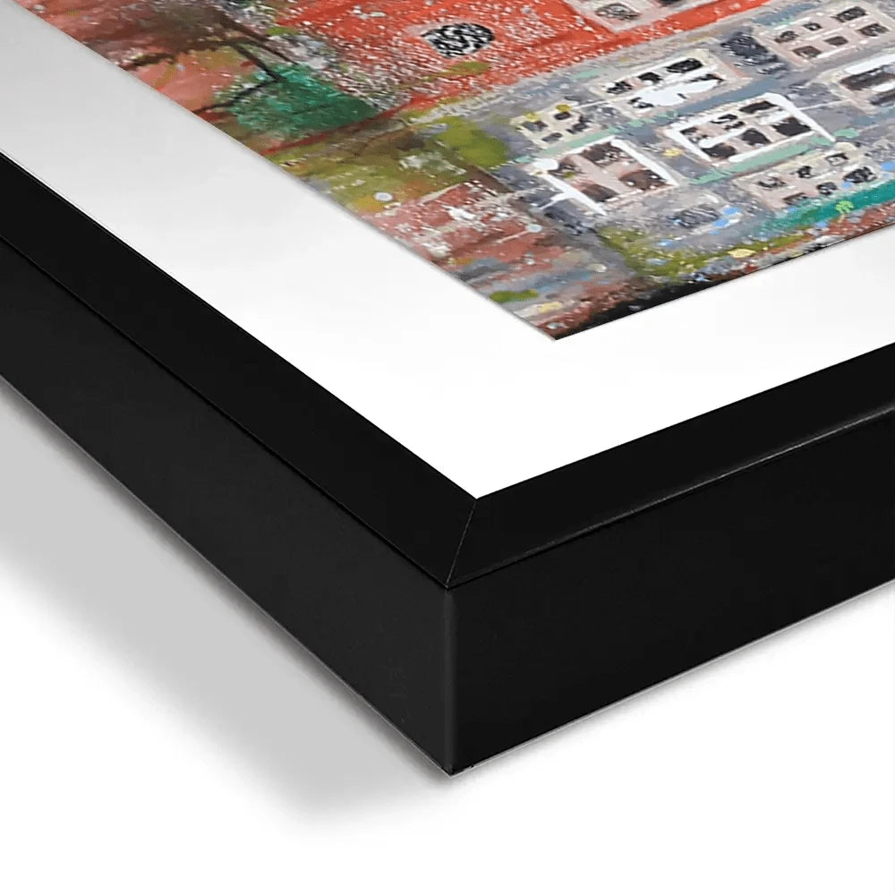 Amsterdam Damrak Framed Art Print Trio Amsterdam Damrak Framed Art Print Trio wall art product Studio Paint-Ing