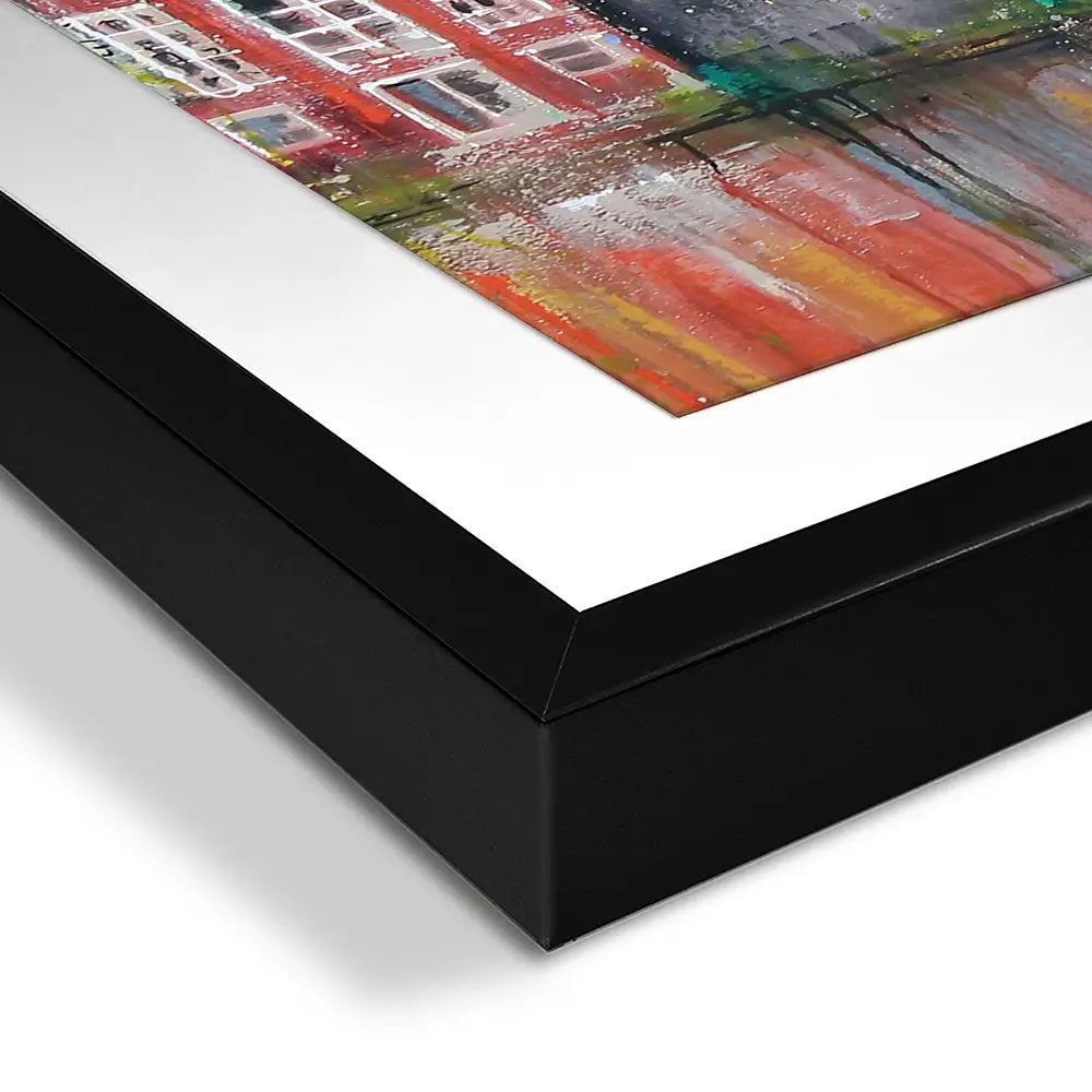 Amsterdam Damrak Square Framed Art Print Amsterdam Damrak Square Framed Art Print wall art product Studio Paint-Ing