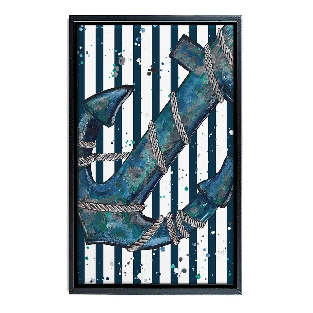 Anchored Canvas Print Anchored Canvas Print wall art product Emma LC Art