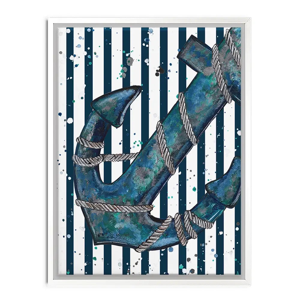 Anchored Canvas Print Anchored Canvas Print wall art product Emma LC Art