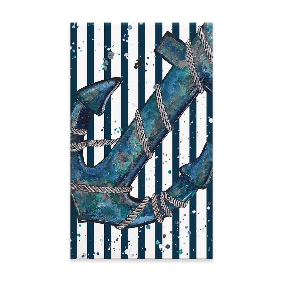 Anchored Canvas Print Anchored Canvas Print wall art product Emma LC Art