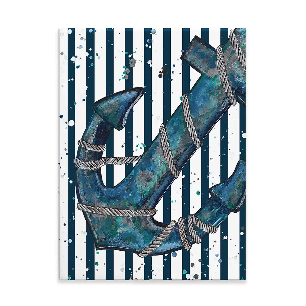 Anchored Canvas Print Anchored Canvas Print wall art product Emma LC Art