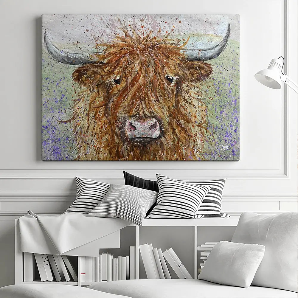 Angus Canvas Print Angus Canvas Print wall art product Jane Brookshaw