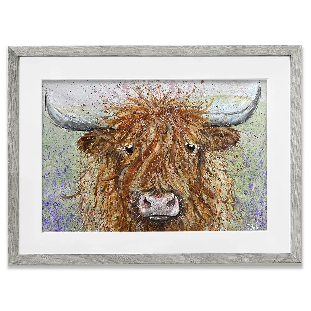Angus Framed Art Print Angus Framed Art Print wall art product Jane Brookshaw