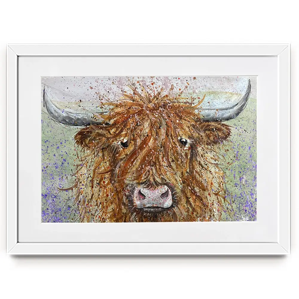 Angus Framed Art Print Angus Framed Art Print wall art product Jane Brookshaw
