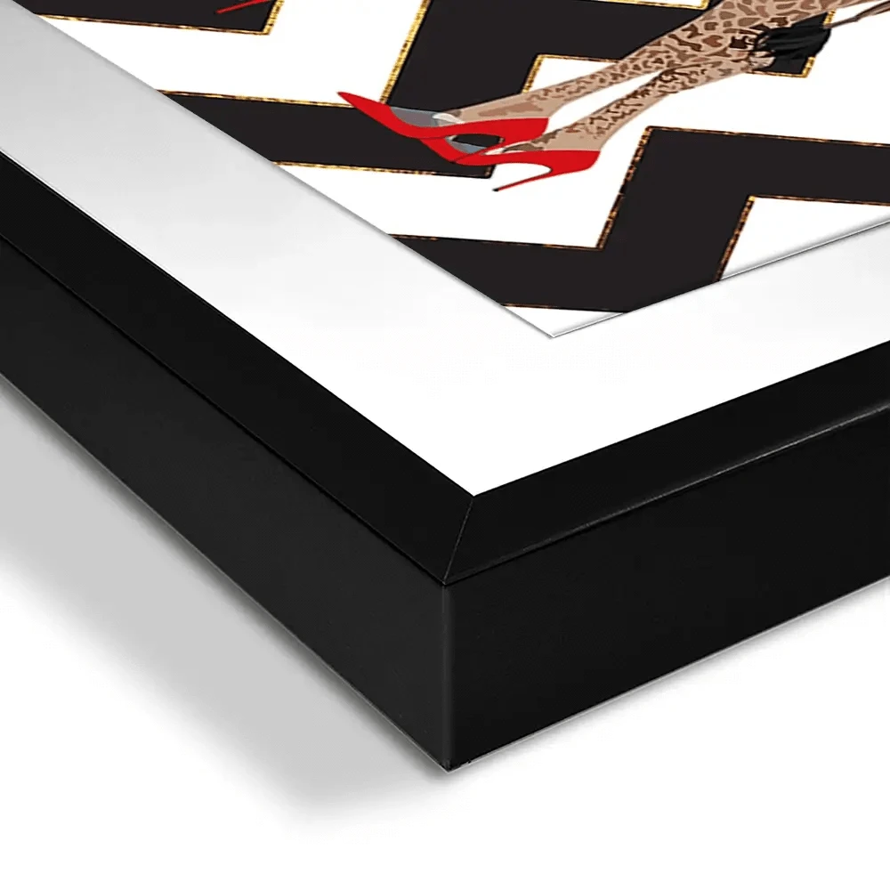 Animals In Heels Framed Art Print Trio Animals In Heels Framed Art Print Trio wall art product Sarah Manovski