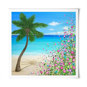 Another Day In Paradise Square Art Print Another Day In Paradise Square Art Print wall art product Jo Gough