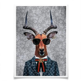 Antelope Art Print Antelope Art Print wall art product Svetlana Aleynikova