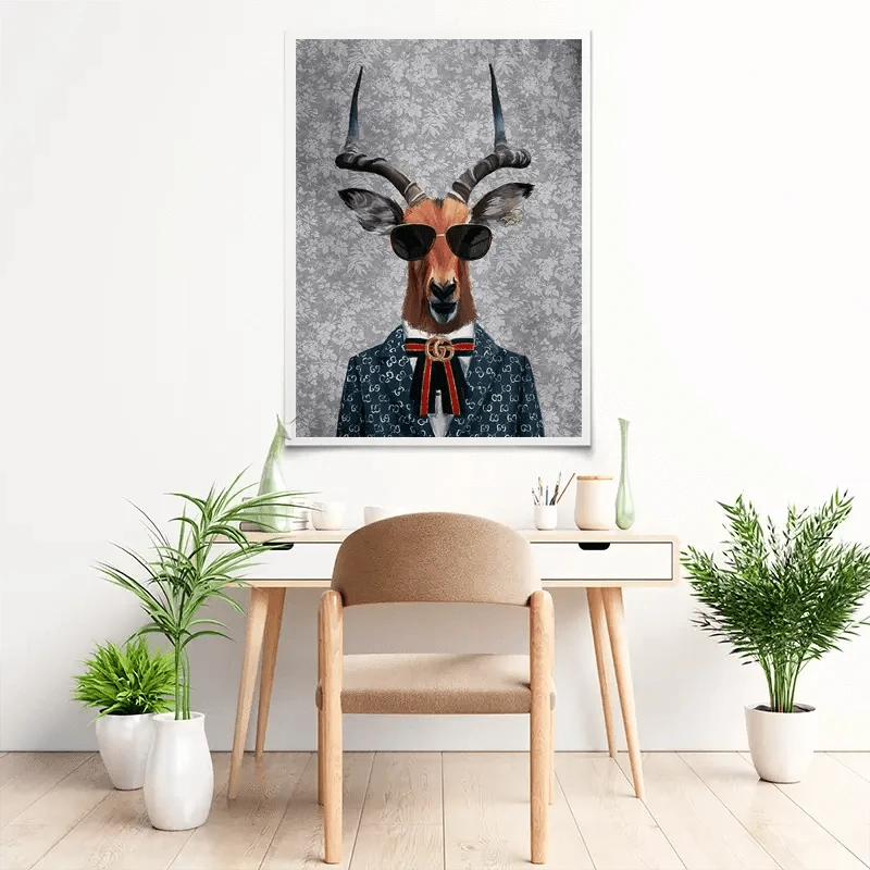 Antelope Art Print Antelope Art Print wall art product Svetlana Aleynikova