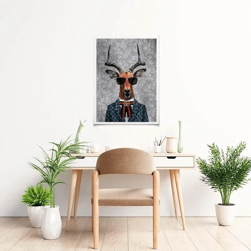 Antelope Art Print Antelope Art Print wall art product Svetlana Aleynikova