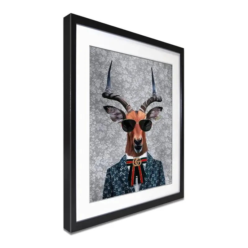 Antelope Framed Art Print Antelope Framed Art Print wall art product Svetlana Aleynikova