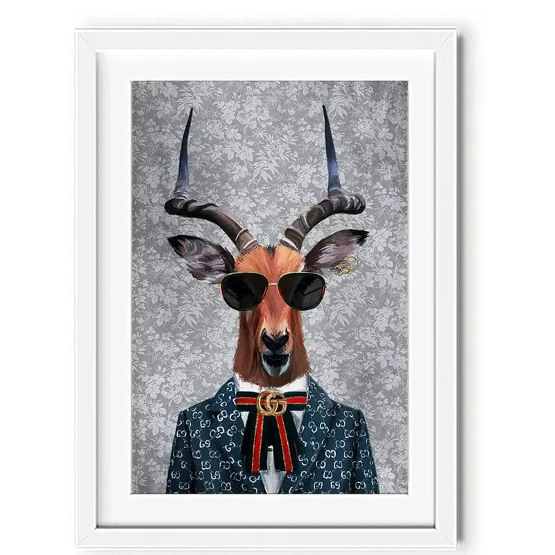 Antelope Framed Art Print Antelope Framed Art Print wall art product Svetlana Aleynikova