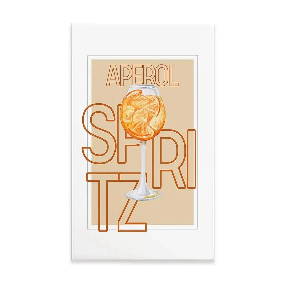 Aperol Spritz Canvas Print Aperol Spritz Canvas Print wall art product Art Print Shop