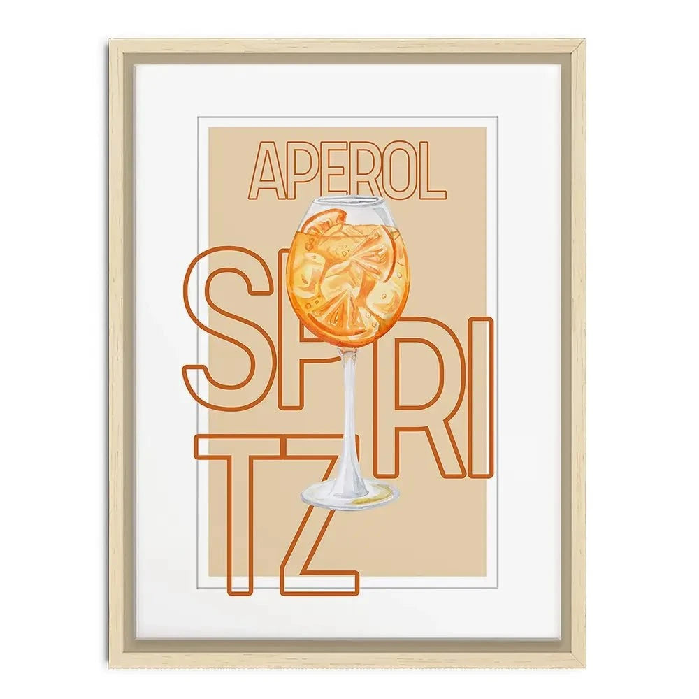 Aperol Spritz Canvas Print Aperol Spritz Canvas Print wall art product Art Print Shop