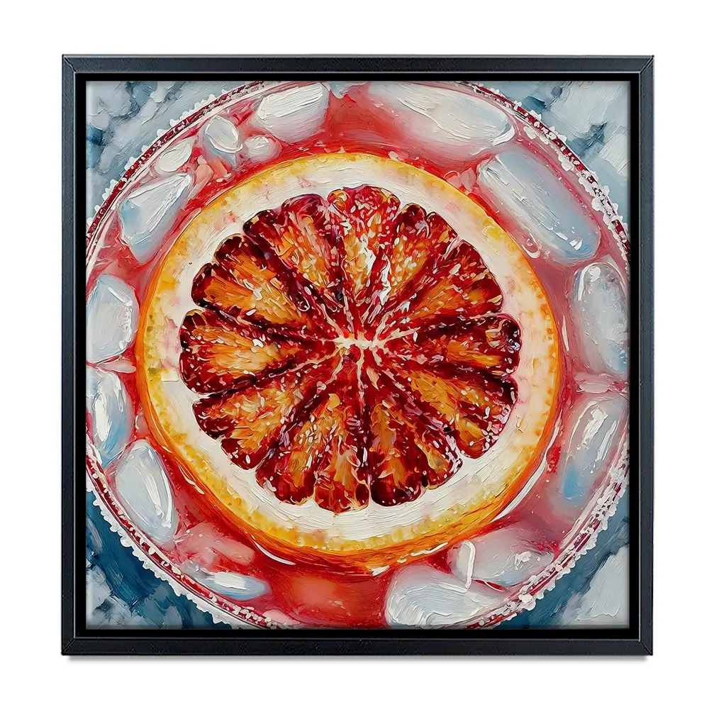 Aperol Spritz Cocktail Square Canvas Print Aperol Spritz Cocktail Square Canvas Print wall art product David Alexander Elder