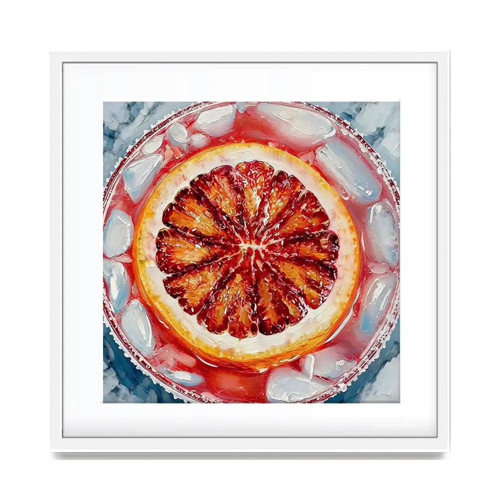 Aperol Spritz Cocktail Square Framed Art Print Aperol Spritz Cocktail Square Framed Art Print wall art product David Alexander Elder