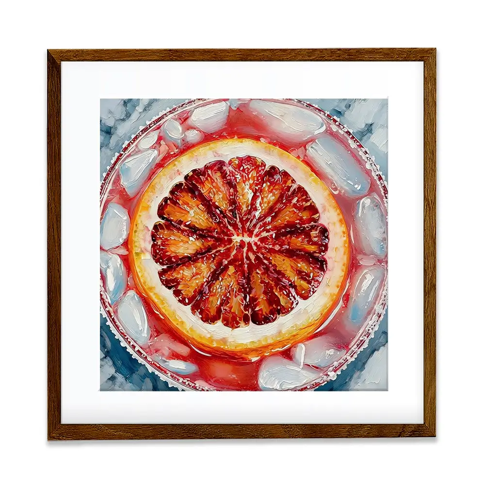 Aperol Spritz Cocktail Square Framed Art Print Aperol Spritz Cocktail Square Framed Art Print wall art product David Alexander Elder