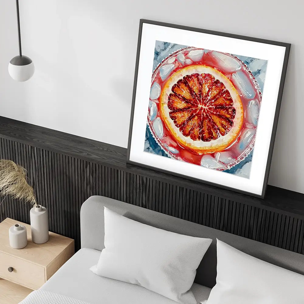 Aperol Spritz Cocktail Square Framed Art Print Aperol Spritz Cocktail Square Framed Art Print wall art product David Alexander Elder