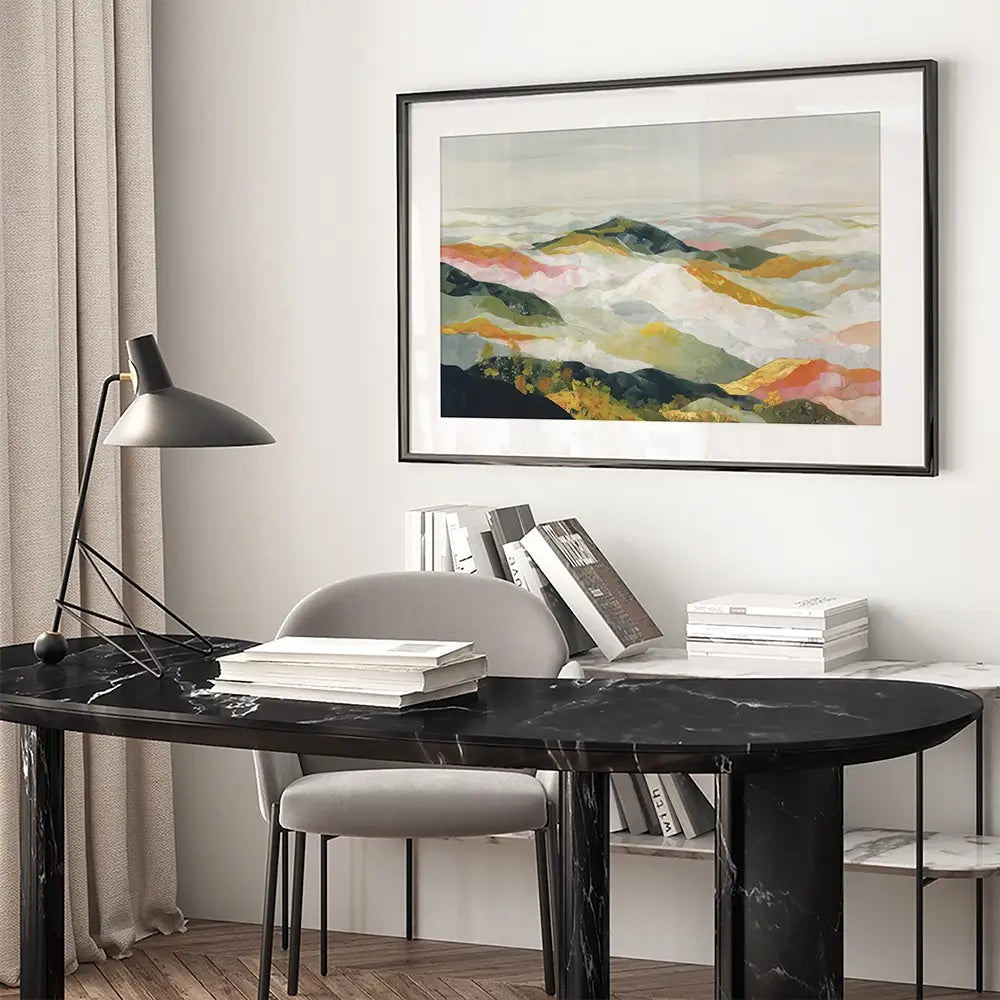 Appalachian Mountains Framed Art Print Appalachian Mountains Framed Art Print wall art product Chromatic Storm Studio