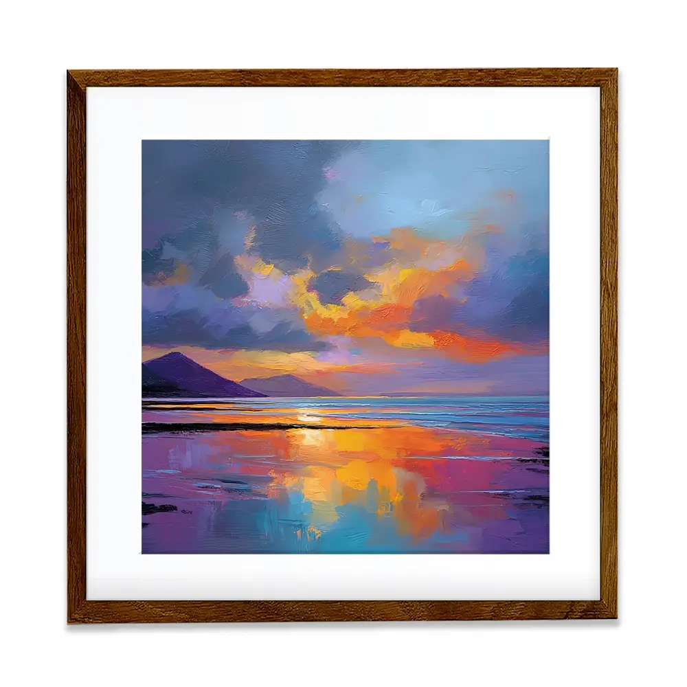 Ardnamurchan Dusk Square Framed Art Print Ardnamurchan Dusk Square Framed Art Print wall art product David Alexander Elder