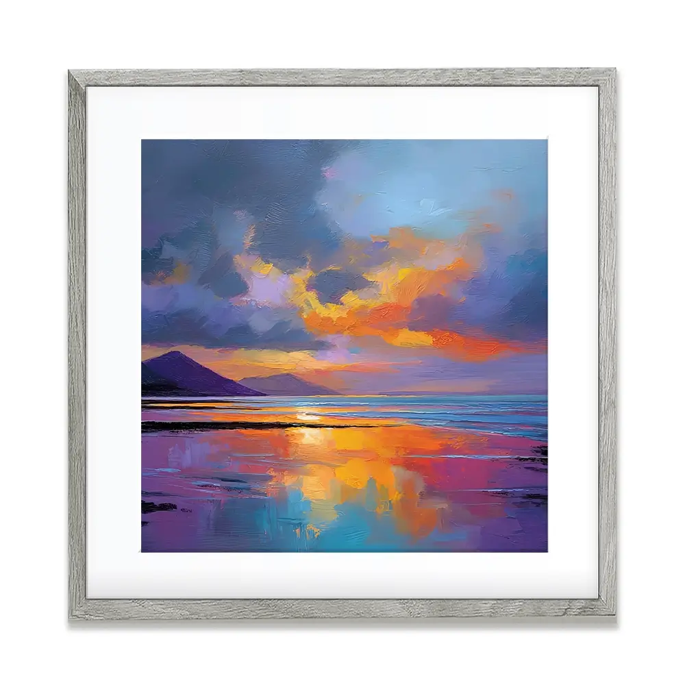 Ardnamurchan Dusk Square Framed Art Print Ardnamurchan Dusk Square Framed Art Print wall art product David Alexander Elder