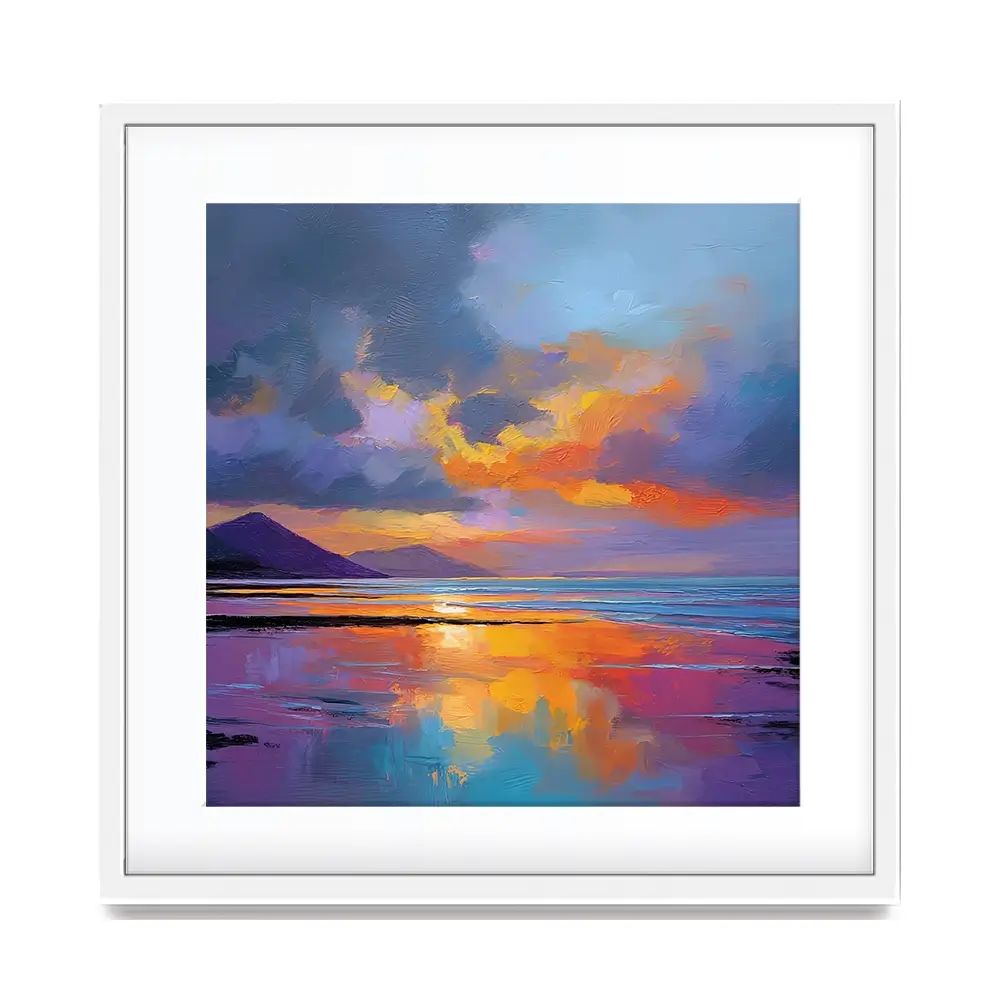 Ardnamurchan Dusk Square Framed Art Print Ardnamurchan Dusk Square Framed Art Print wall art product David Alexander Elder